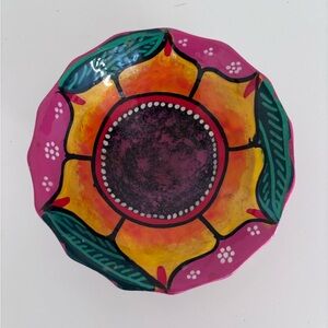 Small colorful trinket dish bowl